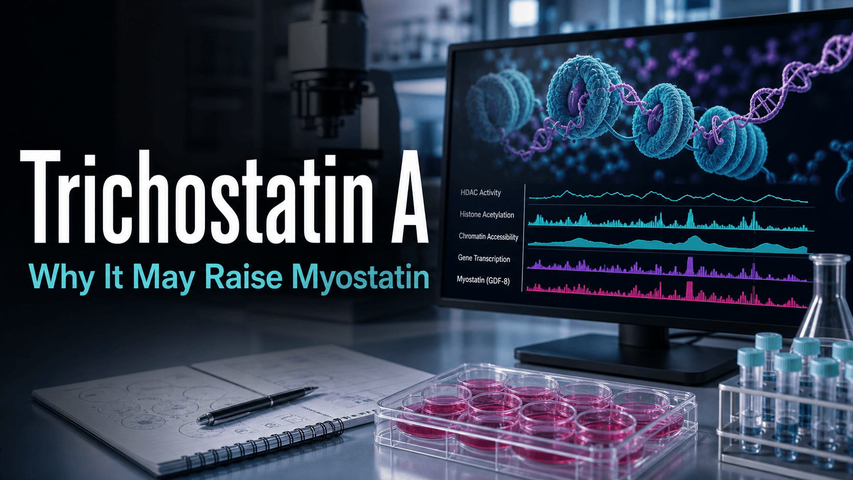 Trichostatin A and Myostatin: Why This HDAC Inhibitor Raises Myostatin, Not Lowers It cover